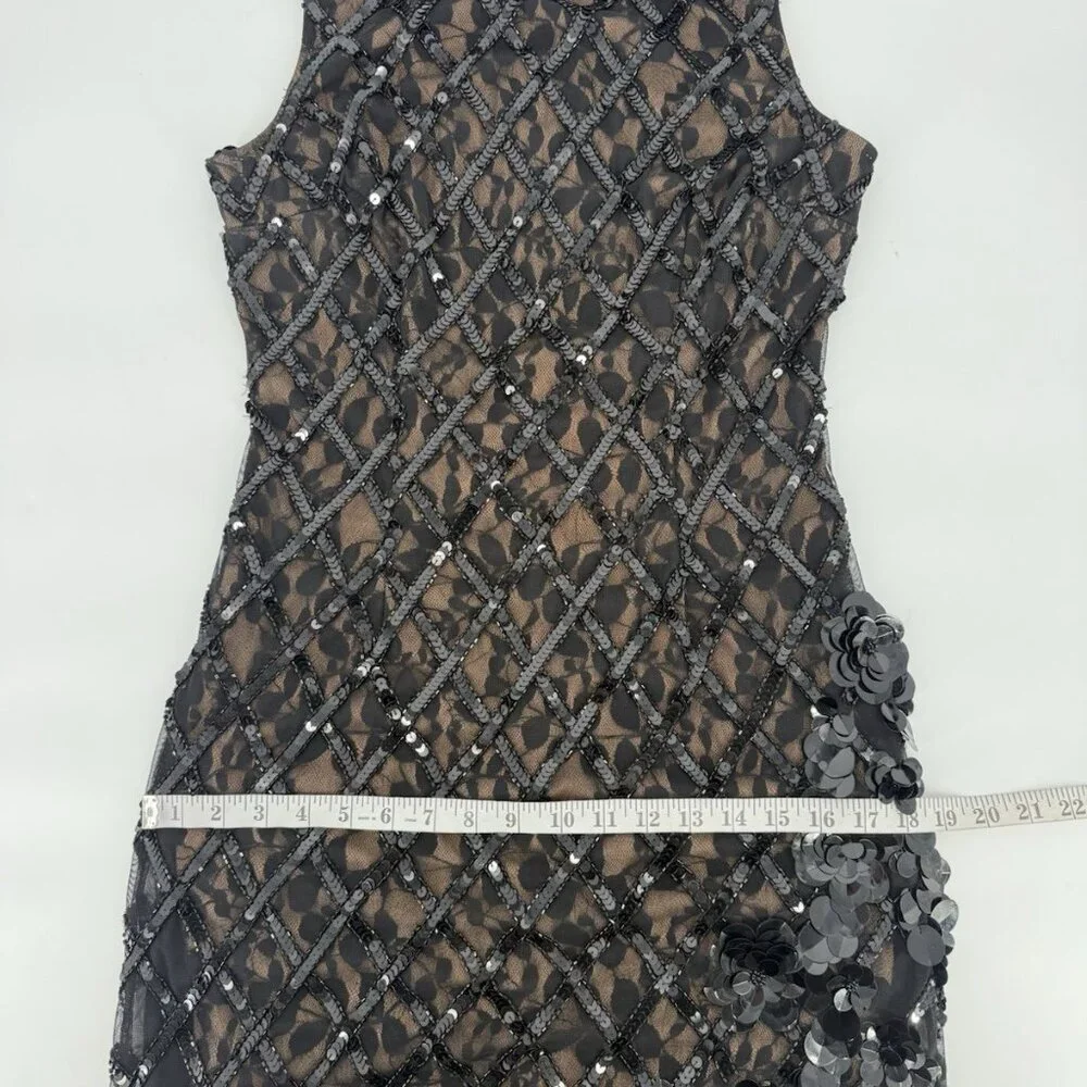 Mac Duggal Size 6 Black 94277 Embellished Sleeveless Mermaid Formal Gown Dress - Picture 14 of 16